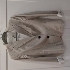 Banana Republic beige blazer sz 6